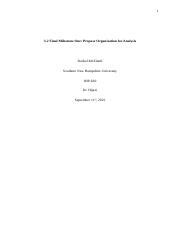 IHP620 McElrath Week3Milestone Docx 1 3 2 Final Milestone One