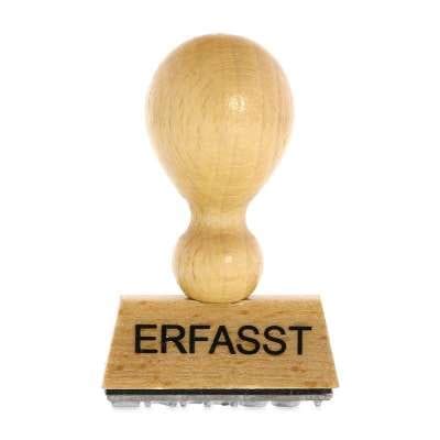 Holzstempel Mit Standardtext Eilt Sehr Stempel Versand At