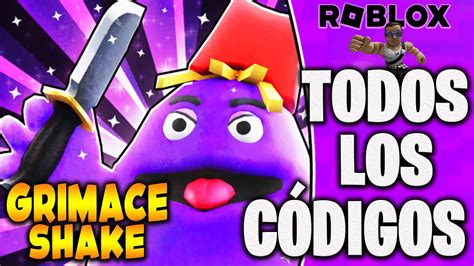 Todos Los C Digos De Grimace Shake Activos Y Actualizados Roblox