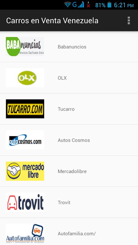 Carros En Venta Venezuela APK Para Android Descargar