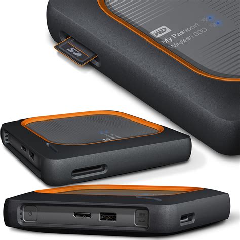 Wd My Passport Wireless Ssd Mobile 250gb Externe Festplatte Sd Karten Backup Auf Knopfdruck