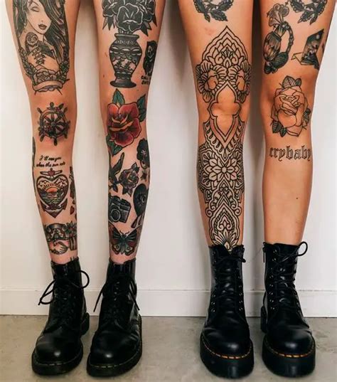 Ideias Incr Veis De Tatuagens Na Perna Para Se Inspirar