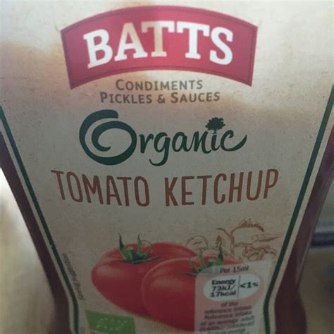 Batts Organic Tomato Ketchup Reviews Abillion