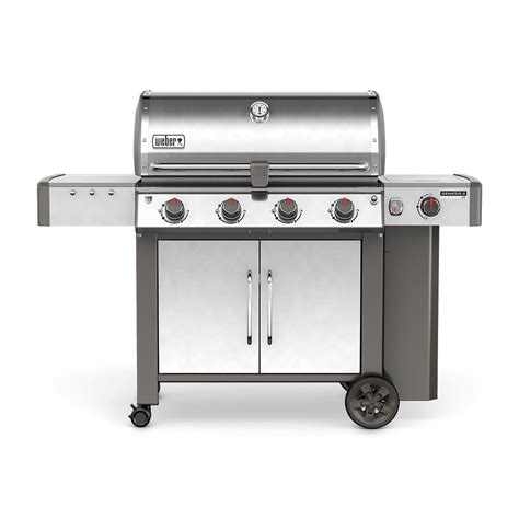 Weber Genesis Ii Lx S Burner Propane Gas Grill In Stainless Steel