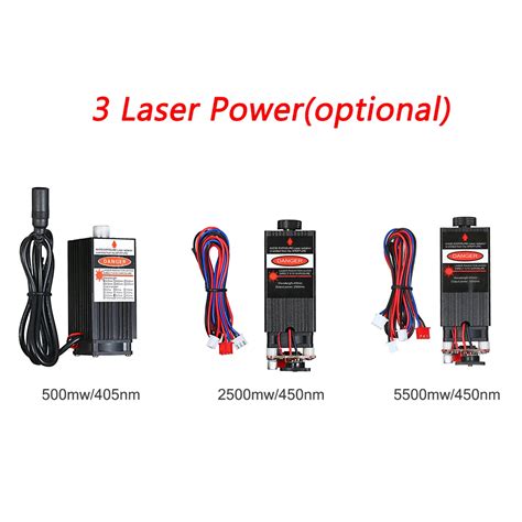 5.5w blue laser module high power focusing laser engraving and cutting TTL module 500mw/ 2500mw ...