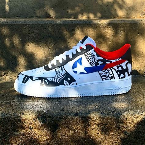 Custom Sneakers Custom Shoes Puerto Rico Air Force Custom Custom