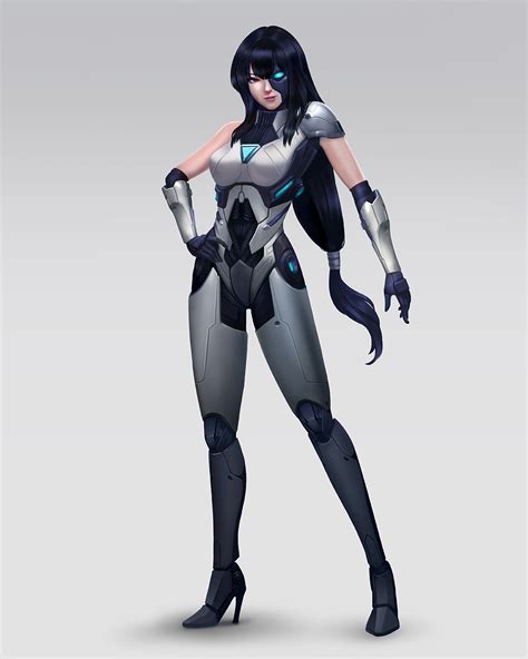 Commission Femalecyborg 001 By Rudiindra4 On Deviantart