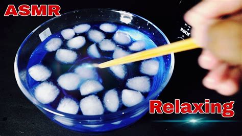 Asmr Satisfying Ice Cubes ️no Talking Asmr Ice Cube No Talking Asmr