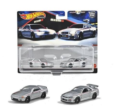 Hot Wheels Premium Twin Pack Nissan Skyline R32 And R34 Nismo Diecast Culture