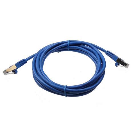 NTW 10 Cat5e Snagless Shielded STP Network Patch Cable Blue