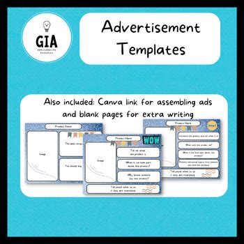 Advertisement Templates - Create an Advertisement for a Newspaper