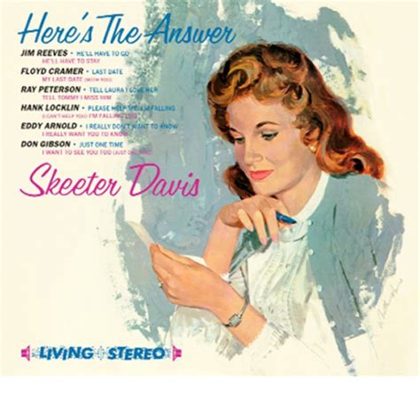 Skeeter Davis Heres The Answer Bonus Tracks Digipack Blue Sounds