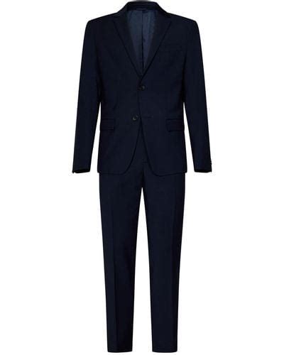 Blue Calvin Klein Suits For Men Lyst