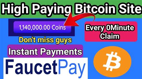 High Paying Faucet Site Claim 1500000 Coin Every 0 Minute