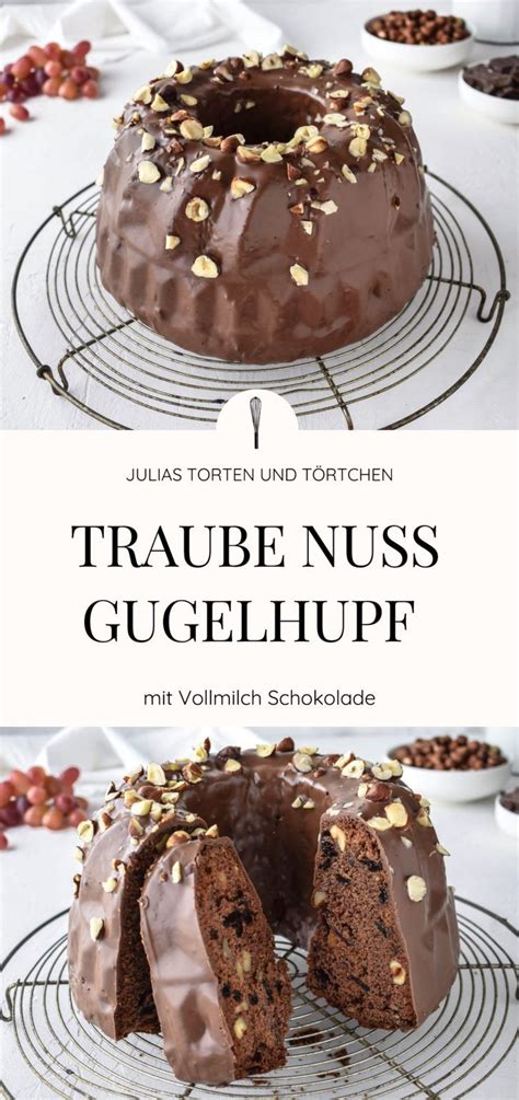 Traube Nuss Gugelhupf Mit Schokolade Super Einfach Almond Cake