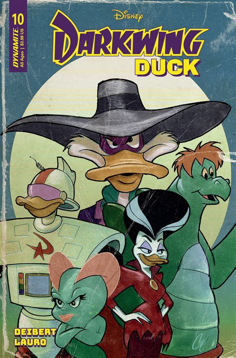 Aug Darkwing Duck Cvr O Foc Staggs Original Previews World