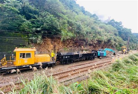 台鐵瑞芳 猴硐因豪雨邊坡滑動 今下午5點前單線雙向行駛 生活 自由時報電子報