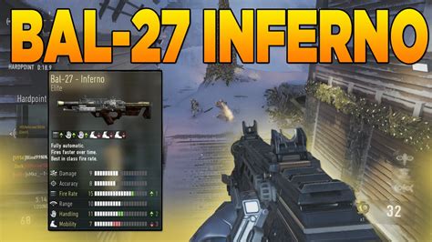 Advanced Warfare Elite Weapons Bal Inferno Call Of Duty Aw Gun