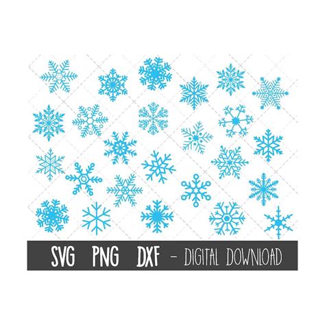 Snowflake Svg Bundle Snowflake Clipart Snow Svg Christmas Inspire Uplift