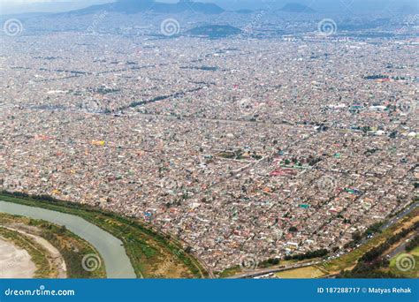 Vista Aérea De Ciudad De México Imagen de archivo Imagen de capital