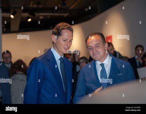 Turin (Italy) 11/2372023 Alberto Cirio, president of the Piedmont Region, meets the chairman of ...