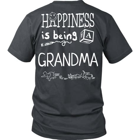 Happiness Is Being Grandma T Shirt Grandma Shirt