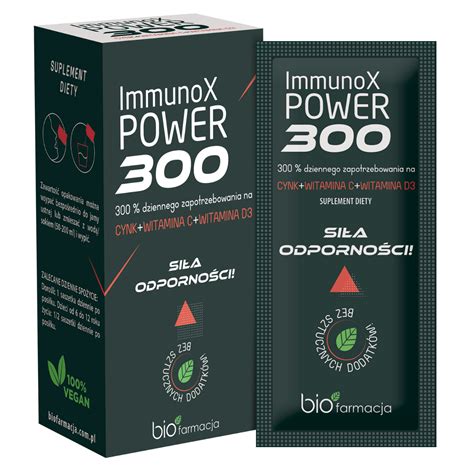 Biofarmacja Immunox Power Naturalny Cynk Witamina D I C Na