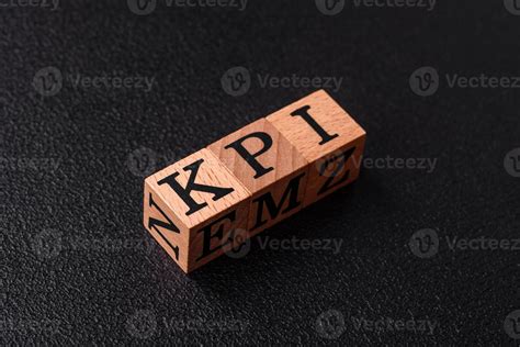 Inscription Kpi Key Performance Indicator With Wooden Cubes 48879127