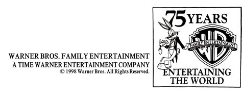 Image - WARNER BROS. FAMILY ENTERTAINMENT 1998 PRINT LOGO 75 YEARS VERSION 2.png | Logopedia ...