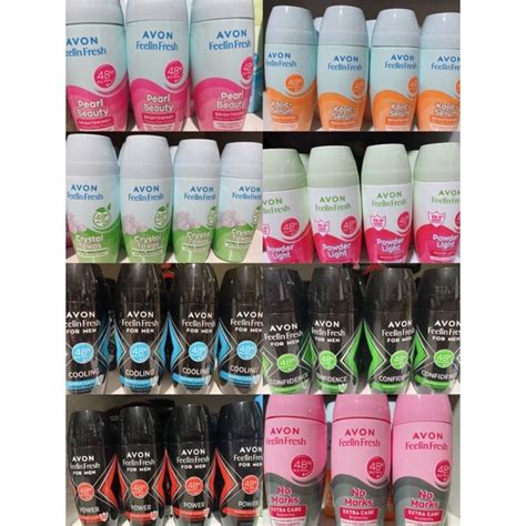 Avon Feelin Fresh Roll On Deodorants Tawas Kojic No Marks Gluta Cooling