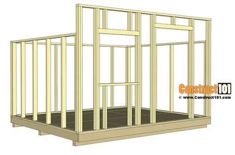 10x12 Lean To Shed Plans Construct101