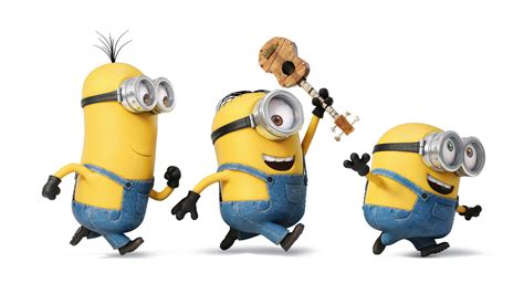 Download Three Minions Despicable Me 3 Wallpaper | Wallpapers.com