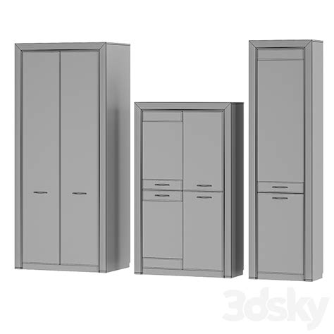 Olivia Display Cabinet And Olivia Cabinet Wardrobe And Display Cabinets 3d Model