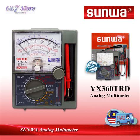 Sunwa Analog Multimeter Yx Trd Yx Multitester Yx Trd Analog