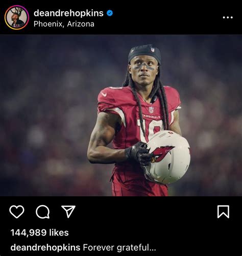 Pickswise On Twitter Deandre Hopkins Latest Ig Post 👀 Via Deandrehopkins