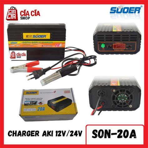 Jual Charger Aki V V A Suoer Son A Cas Aki Accu V Otomatis