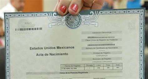 Requieres Copia Certificada Del Acta De Nacimiento