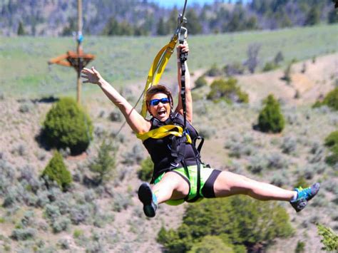 Zipline Aerial Adventures Near Yellowstone & Big Sky Montana