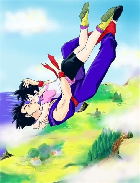 Gohan X Videl Kissing Dragon Ball Art Goku Anime Dragon Ball Goku Anime Dragon Ball Super