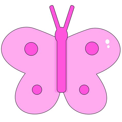 Pink Butterfly Design Png