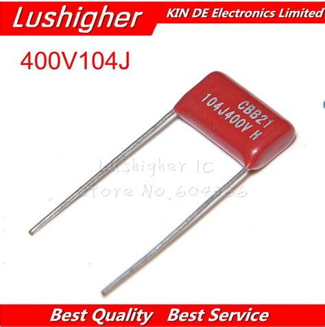 10PCS 400V104J CBB Pitch 10mm 0 1UF 100NF 400V 104J 104 CBB