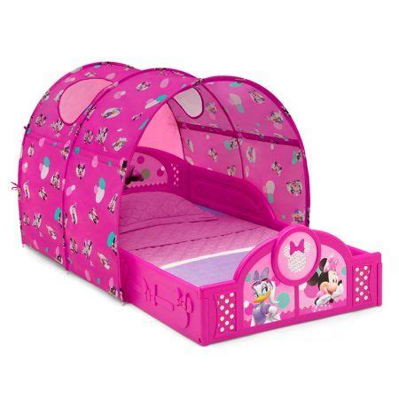 Disney Minnie Mouse Plastic Sleep and Play Toddler Bed with Canopy by ...