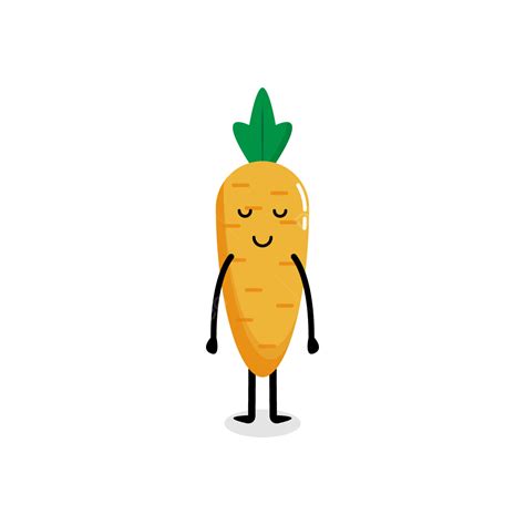 Cute Carrot Clipart Png Images Cute Carrot Cartoon Character With