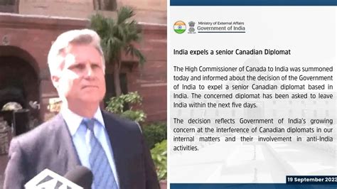 In Tit For Tat Move India Expels Senior Canadian Diplomat Olivier