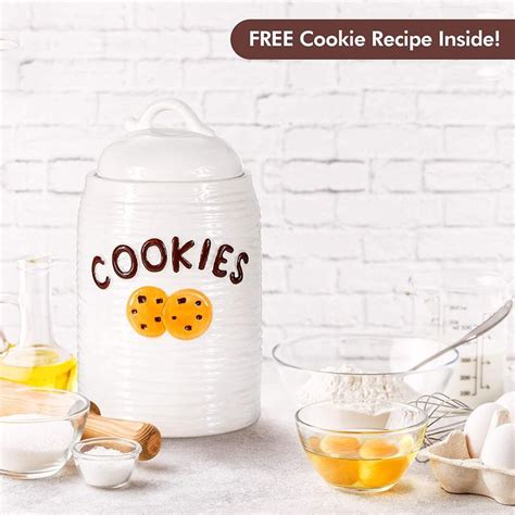 Cookie Jar Cookie Jars For Kitchen Counter Cookie Storage