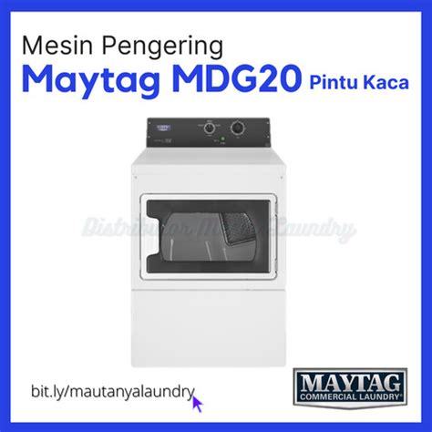 Jual Mesin Pengering Dryer Maytag MDG20 Pintu Kaca Kapasitas 10 5kg