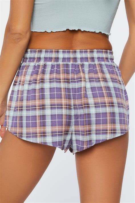 Plaid Pajama Shorts