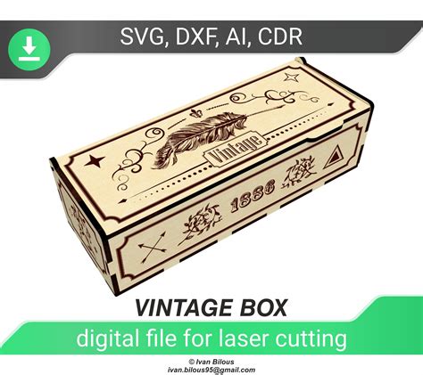 Laser Template Laser Svg Laser Pattern Glowforge File Box Cut Files