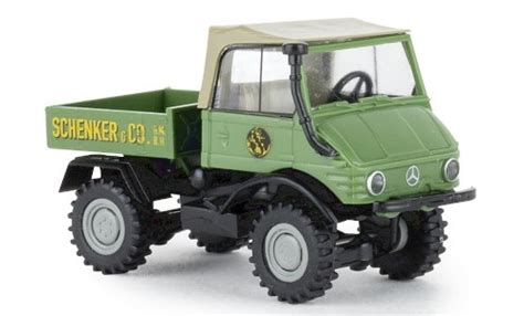 Miniature Mercedes Unimog 1 87 Brekina 421 Schenker 1966 Pritsche