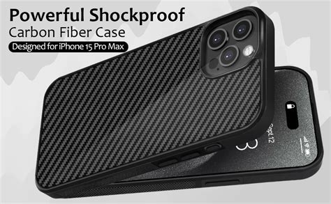 Kaisenkec Slim And Thin Carbon Fiber Case For Iphone 15 Pro